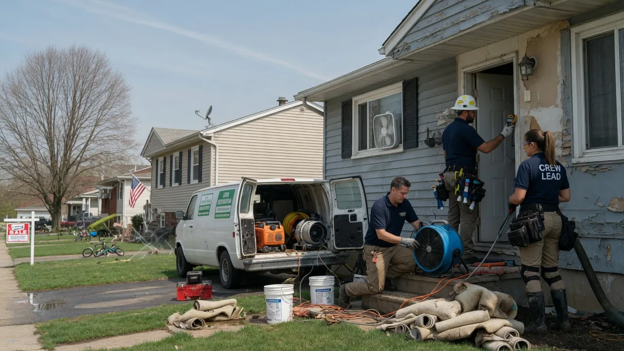 Flood Cleanup in Bergen, NY near me