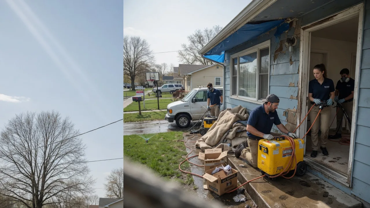 Basement Flood Cleanup in Bergen, NY near me